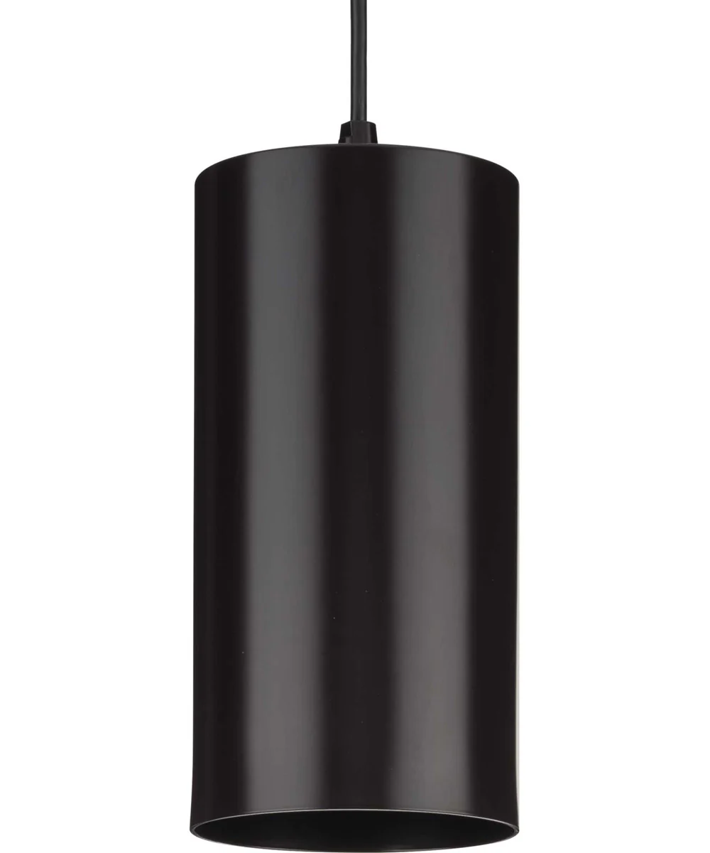 6"  Outdoor Aluminum Cylinder Cord-Mount Hanging Light Antique Bronze