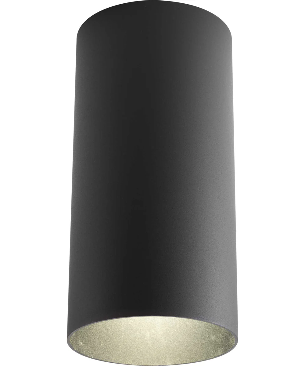 6" Outdoor Ceiling Mount Cylinder Black - Image 2