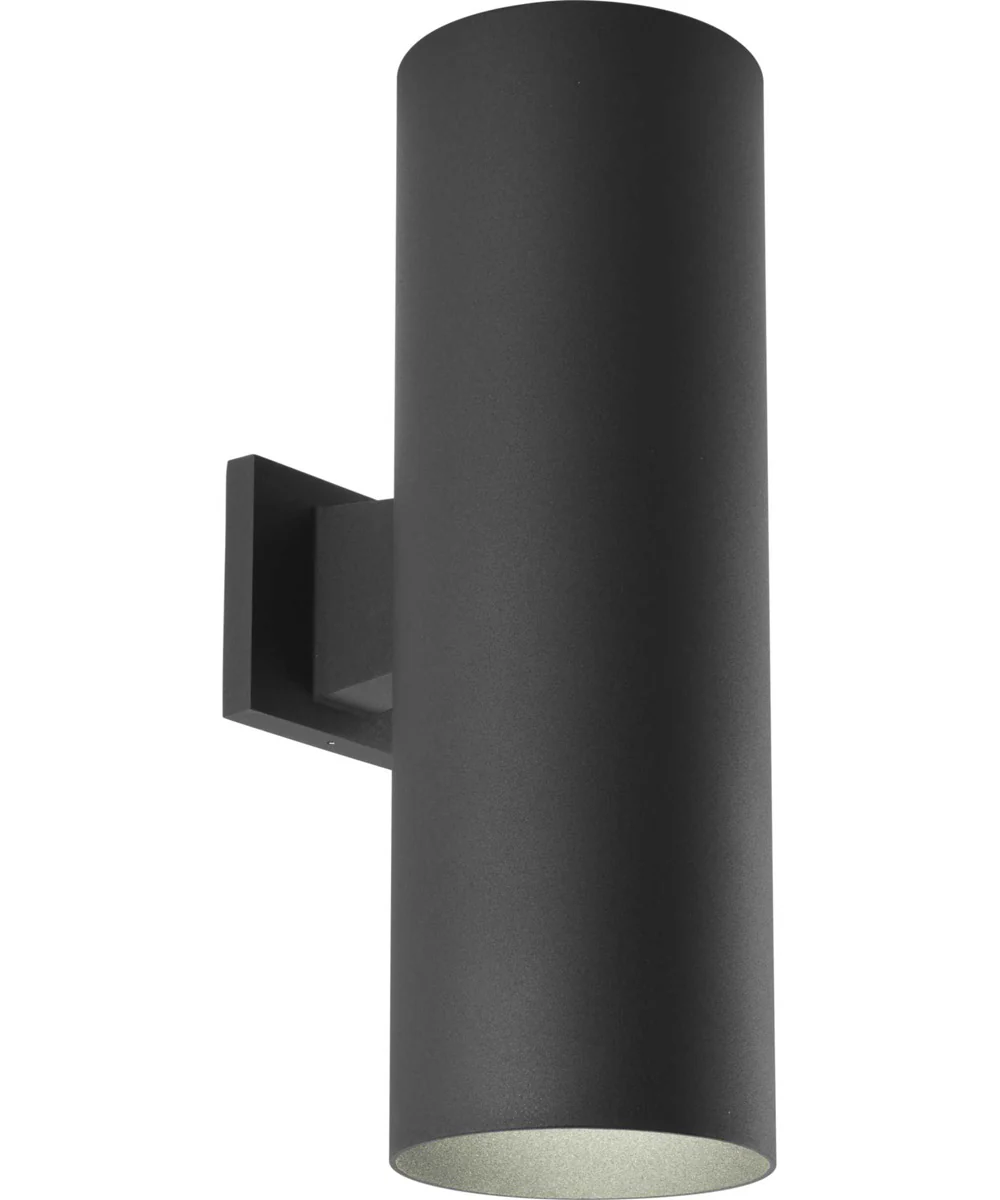 6" Outdoor Up/Down Wall Cylinder Black - Image 5