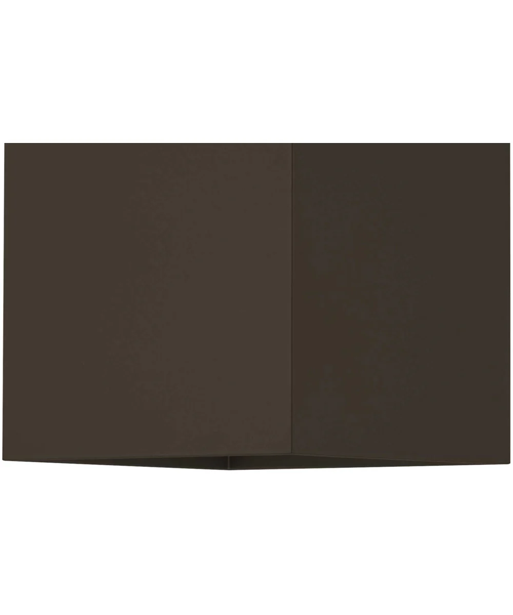 6" Square 1-Light Wall Lantern Antique Bronze - Image 2