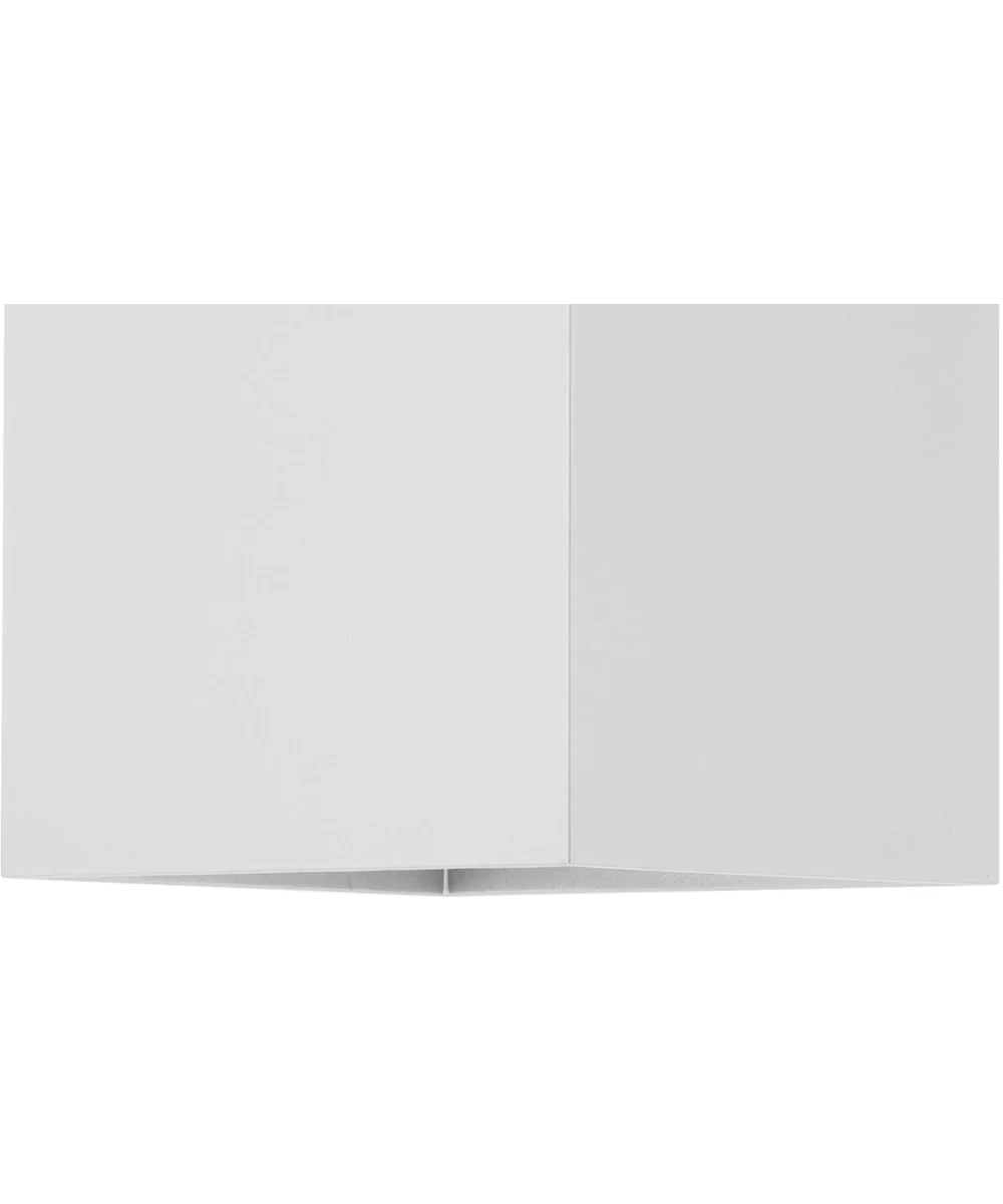 6" Square 1-Light Wall Lantern White - Image 2