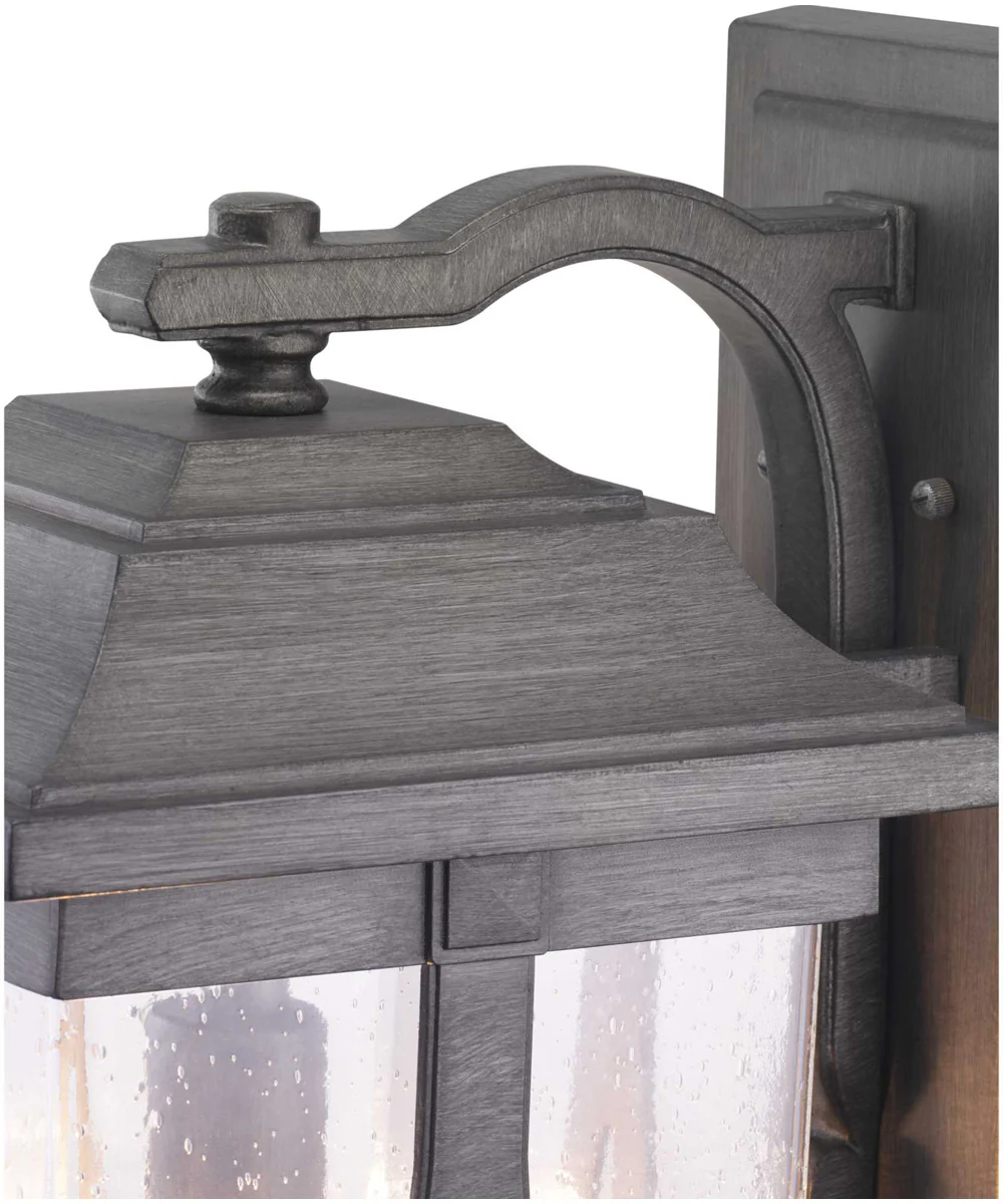 Abbott 1-Light Large Wall Lantern Antique Pewter - Image 2