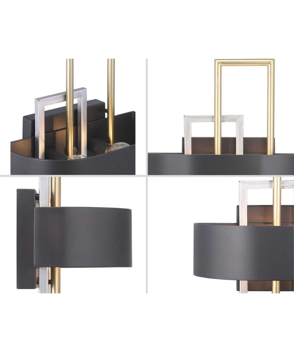 Adagio 2-Light Wall Sconce Matte Black - Image 6