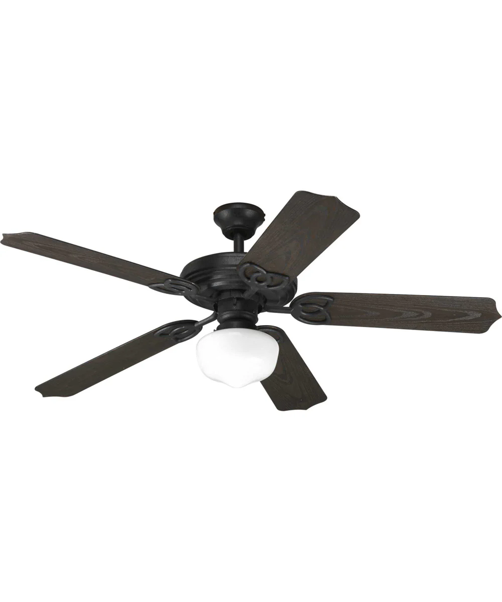 AirPro 1-Light Ceiling Fan Light Forged Black - Image 2