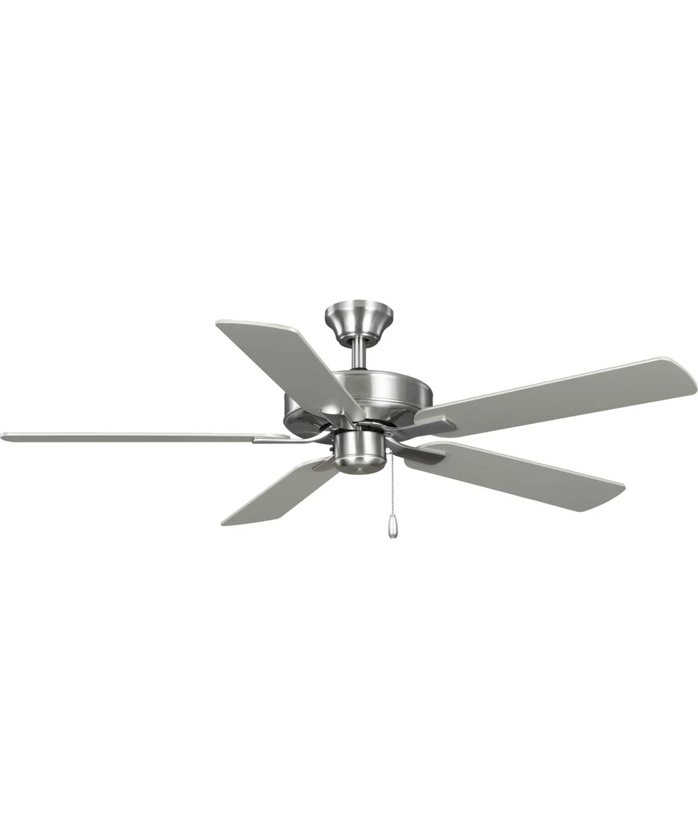 AirPro 52 in. 5-Blade Energy Efficient Rated Transitional Ceiling Fan Brushed Nickel - Image 5