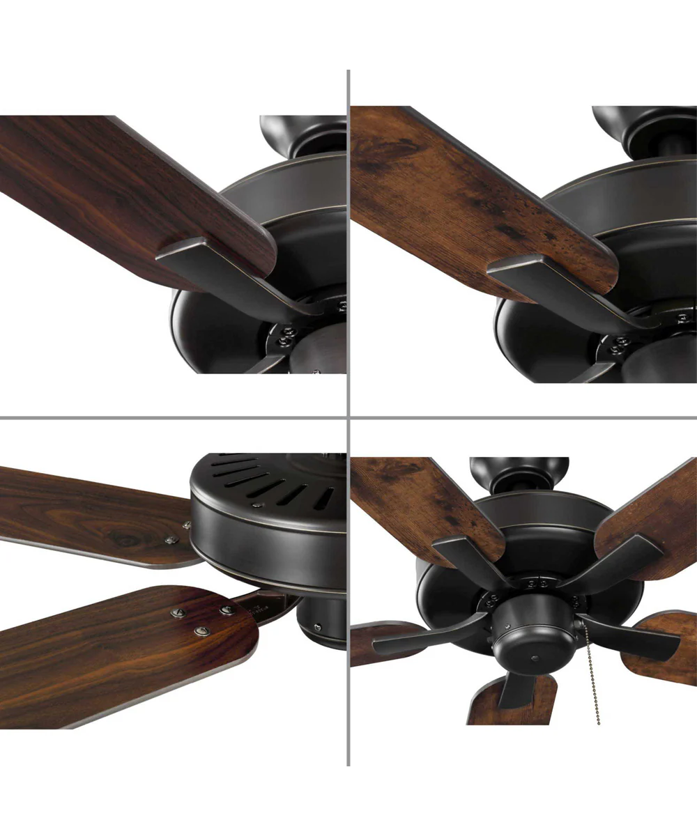 AirPro 52 in. 5-Blade Transitional Ceiling Fan Antique Bronze - Image 3