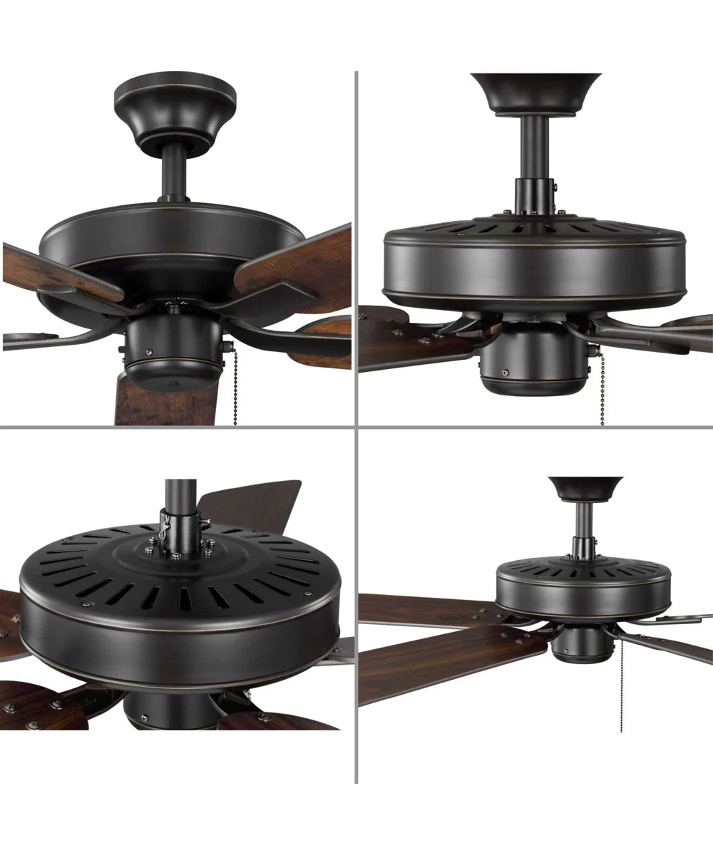 AirPro 52 in. 5-Blade Transitional Ceiling Fan Antique Bronze - Image 4