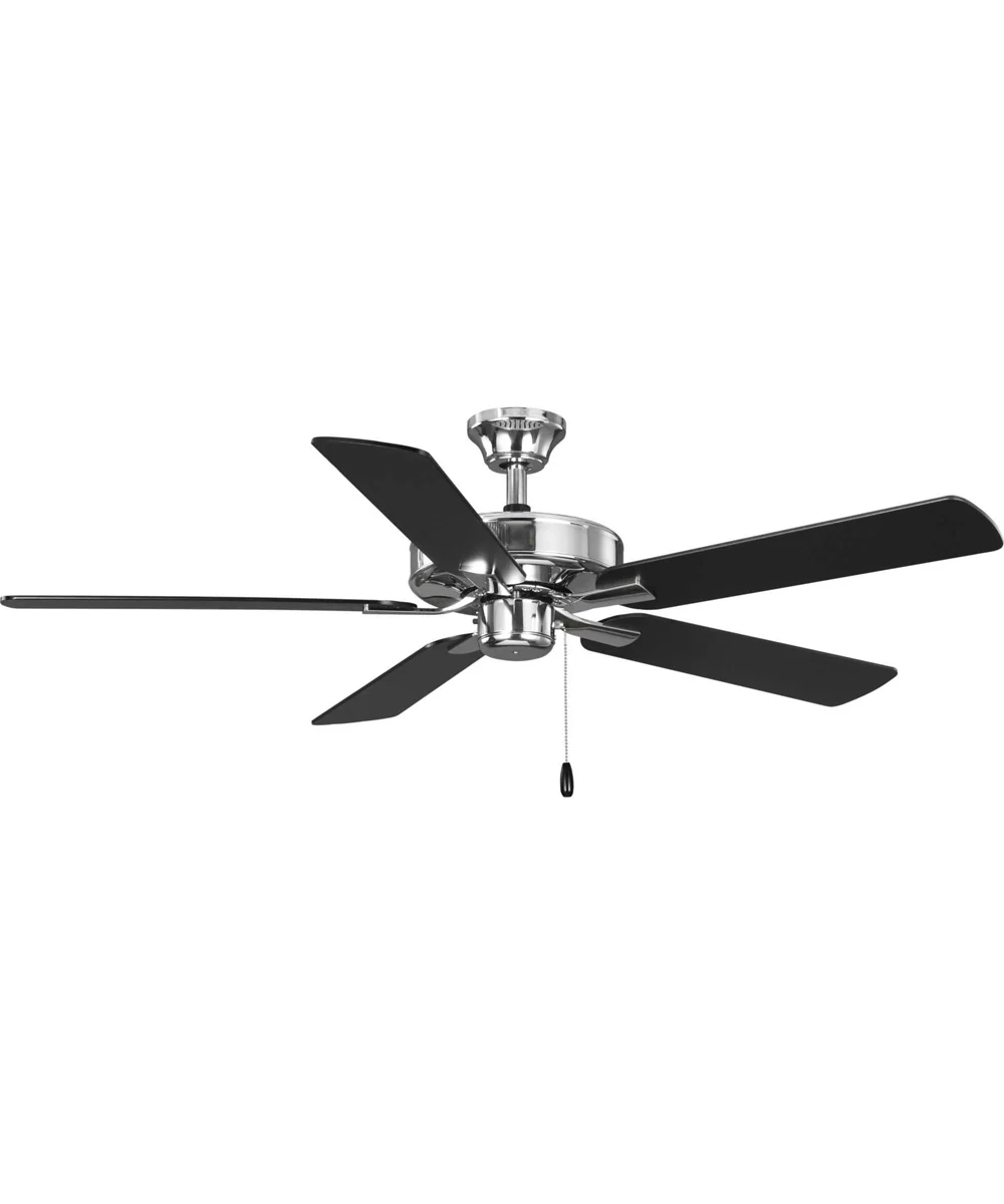 AirPro 52 in. 5-Blade Transitional Ceiling Fan Polished Chrome - Image 2