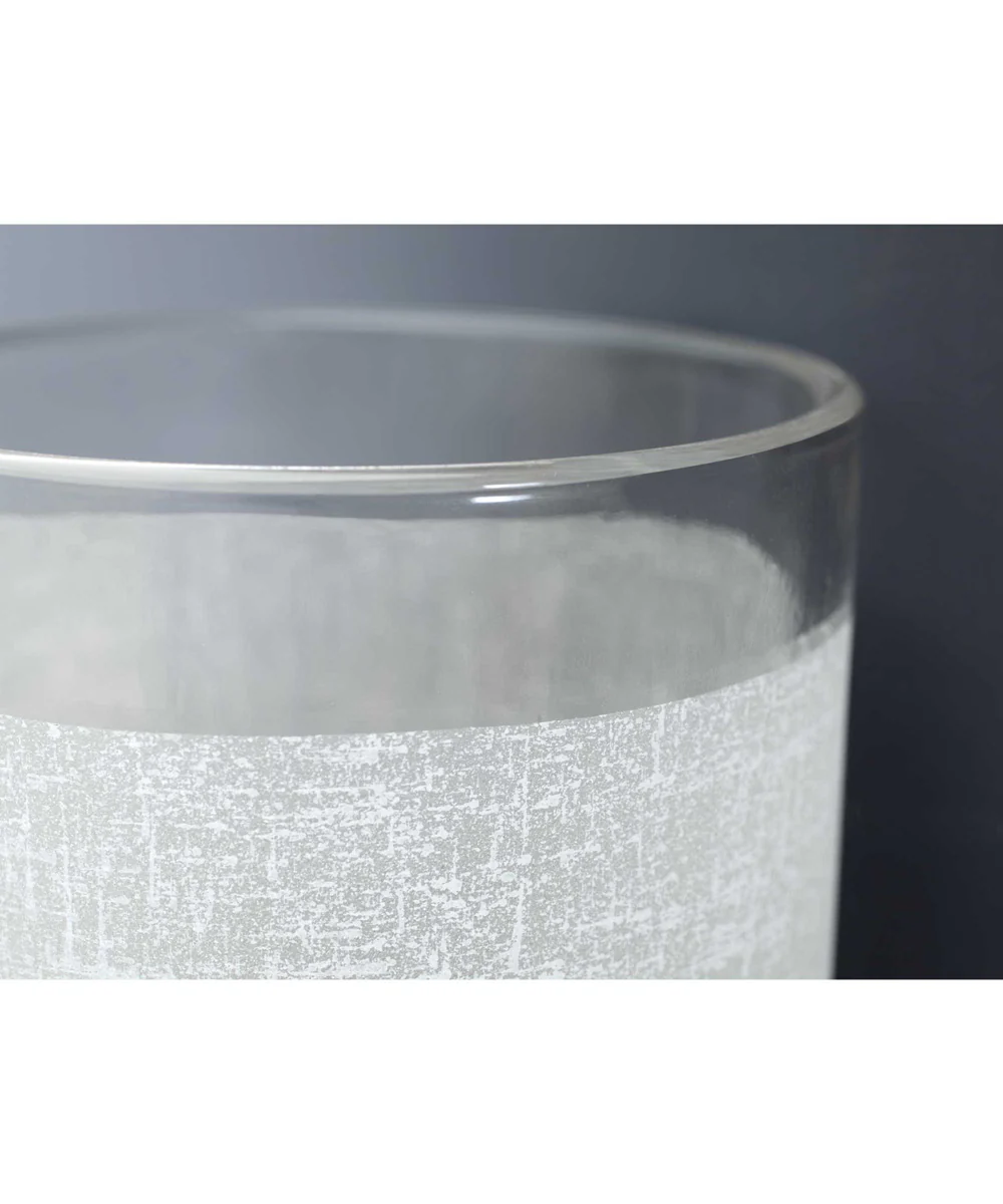 Alexa 1-Light Etched Linen With Clear Edge Glass Modern Bath Vanity Light Brushed Nickel - Image 7