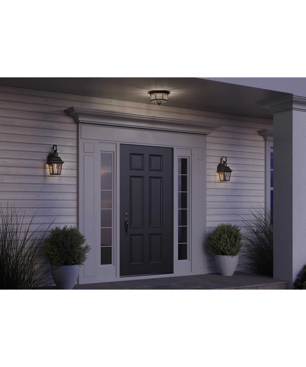 Andover 1-Light Small Wall Lantern Antique Bronze - Image 3
