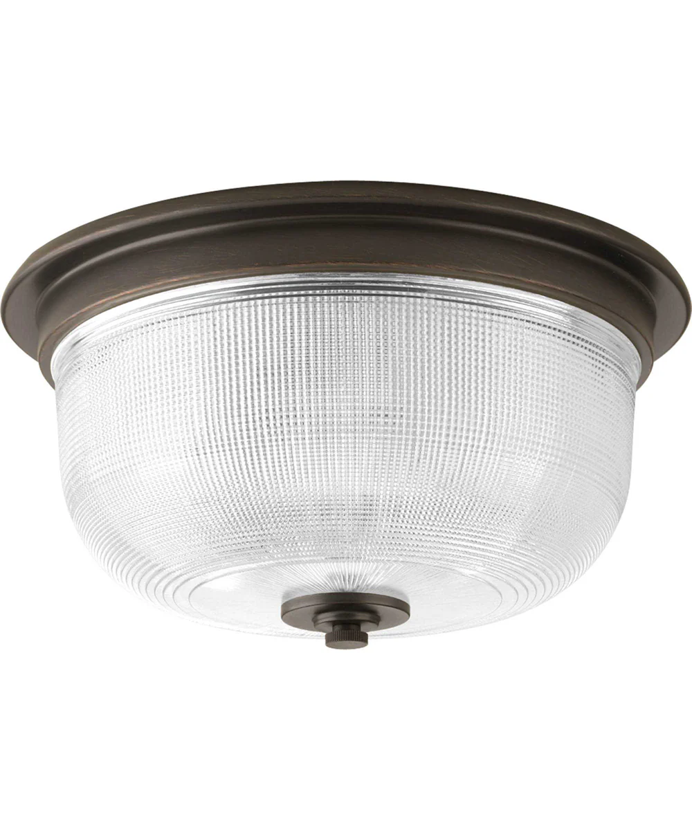 Archie 2-Light 12-3/8" Close-to-Ceiling Venetian Bronze