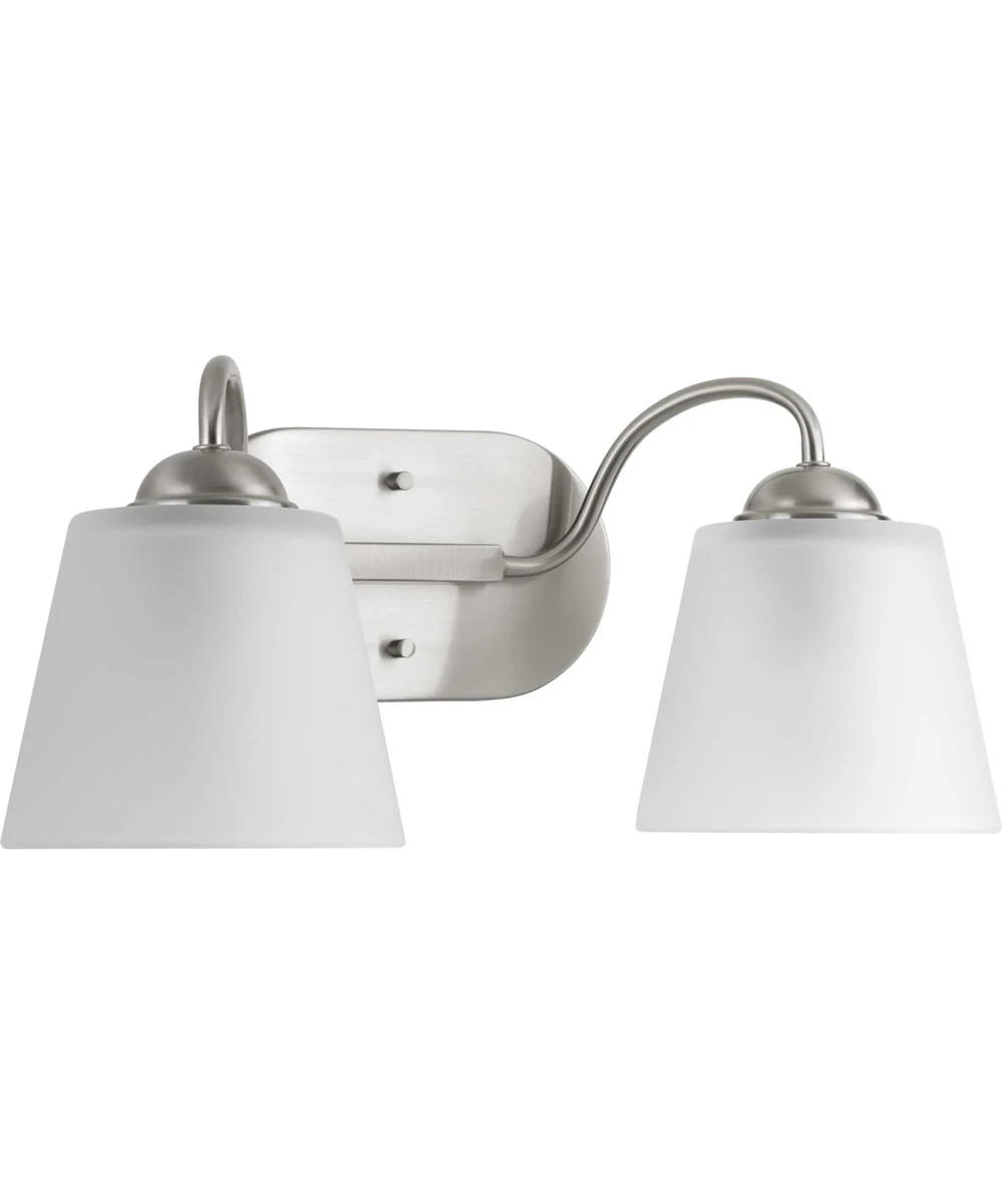 Arden 2-Light Bath & Vanity Brushed Nickel - Image 3