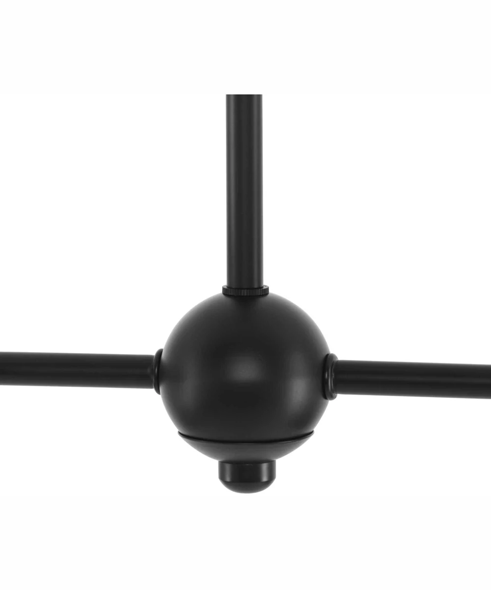 Atwell 4-Light Mid-Century Modern Island Light Matte Black - Image 6
