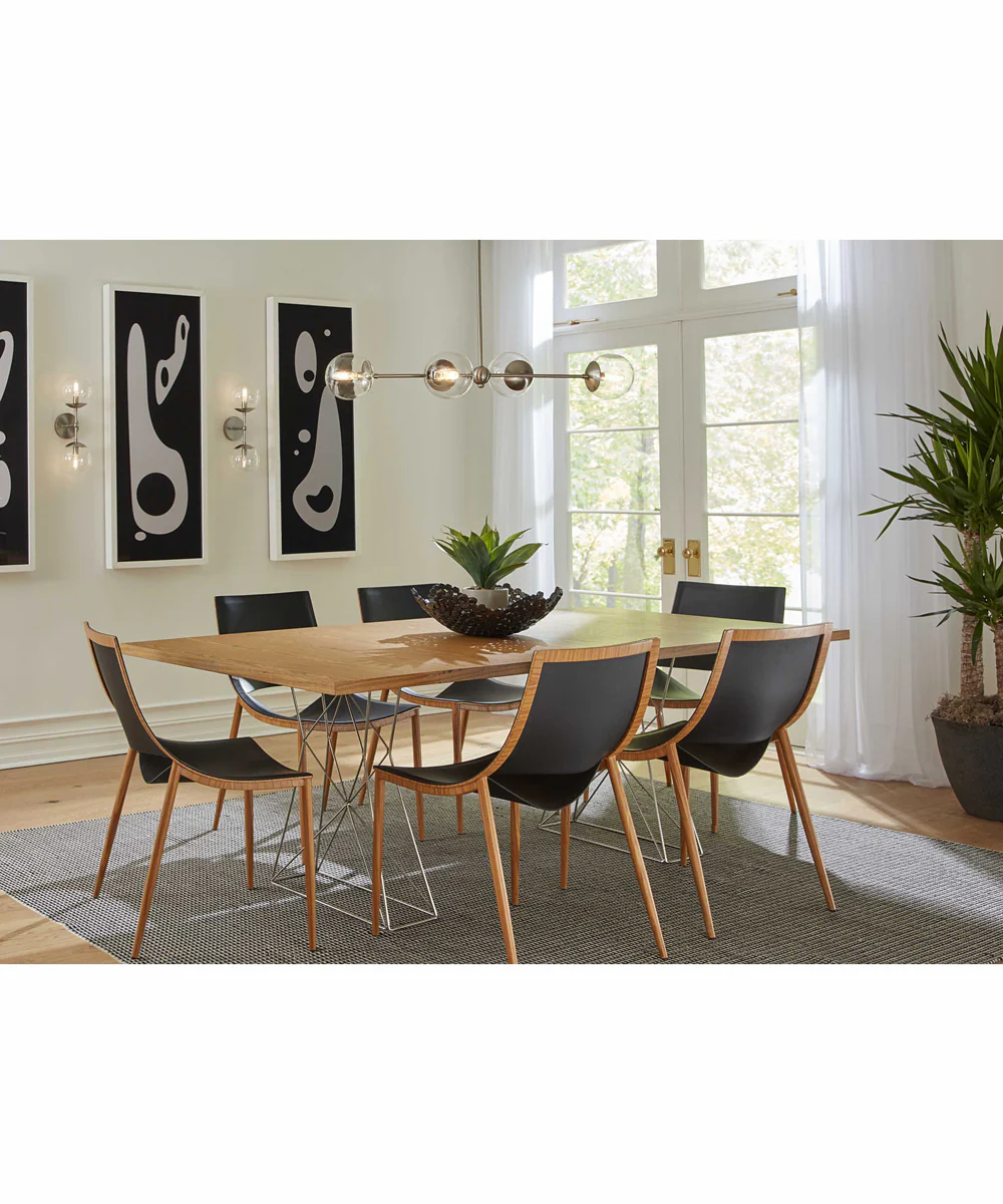 Atwell 4-Light Mid-Century Modern Island Light with Clear Glass Shade Brushed Nickel - Image 2