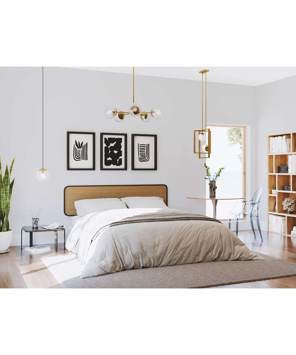 Atwell 5-Light Mid-Century Modern Chandelier Brushed Bronze - Image 3
