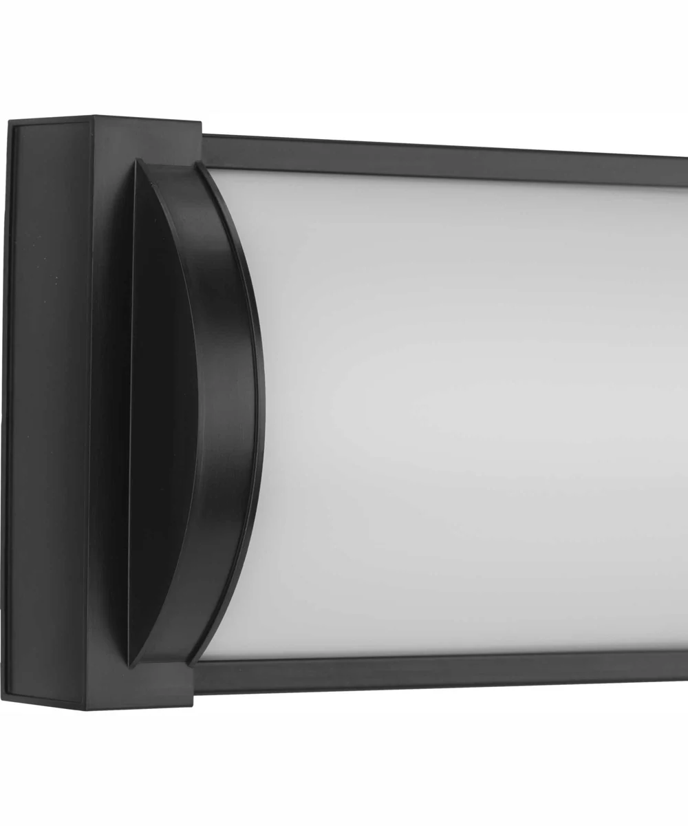 Barril 24 in. Medium Modern Integrated LED Linear Vanity Light Matte Black - Image 4