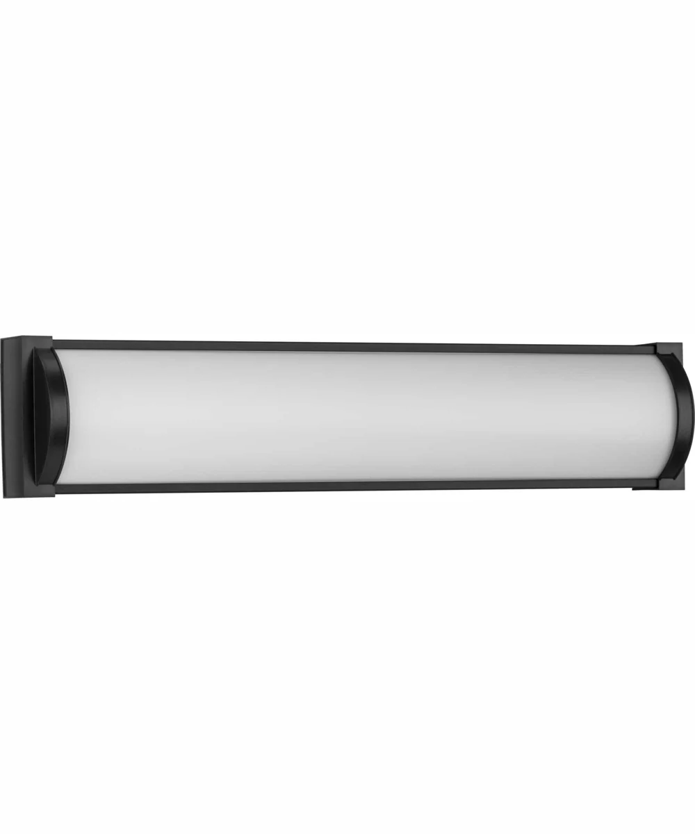Barril 24 in. Medium Modern Integrated LED Linear Vanity Light Matte Black - Image 8