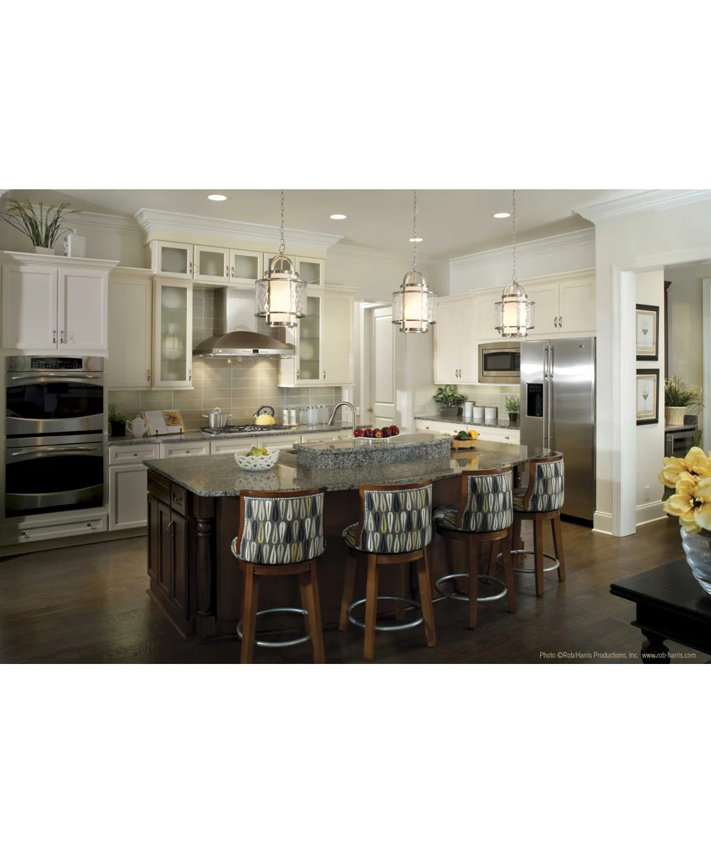 Bay Court 1-Light Foyer Pendant Brushed Nickel - Image 5