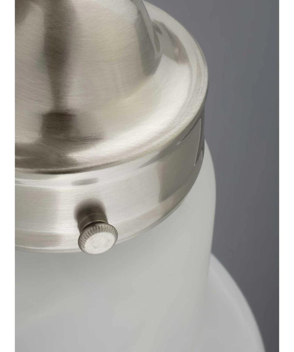 Bedford 3-Light Etched Alabaster Glass Traditional Chandelier Light Brushed Nickel - Image 3