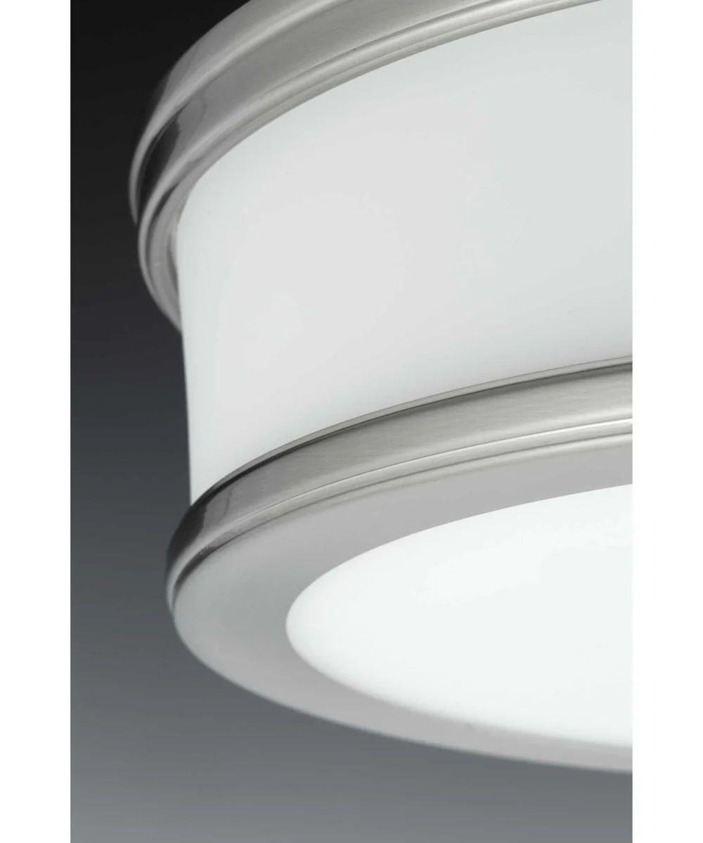 Bezel 10" LED Flush Mount Brushed Nickel - Image 3