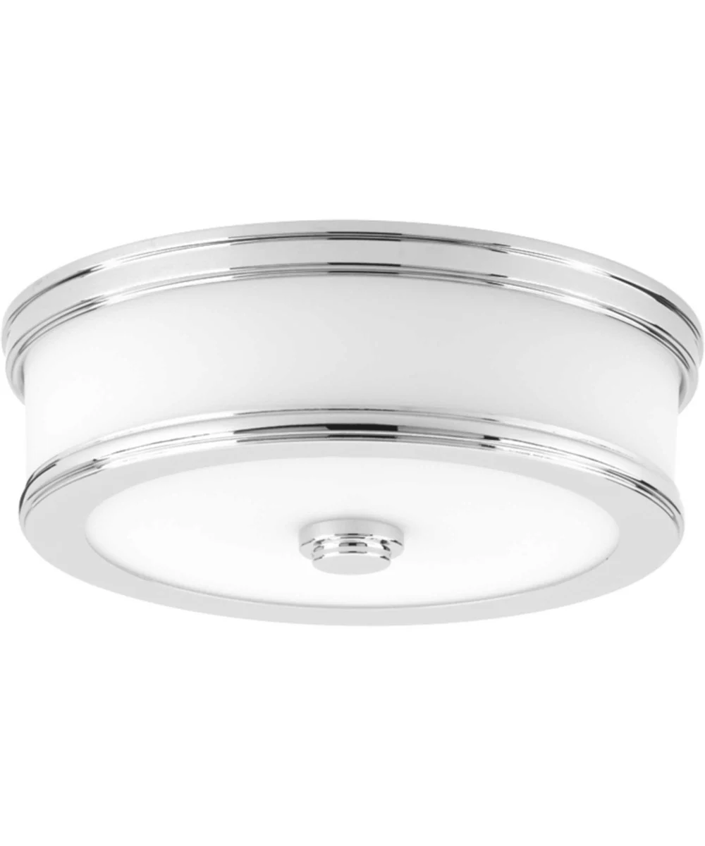 Bezel 10" LED Flush Mount Polished Chrome