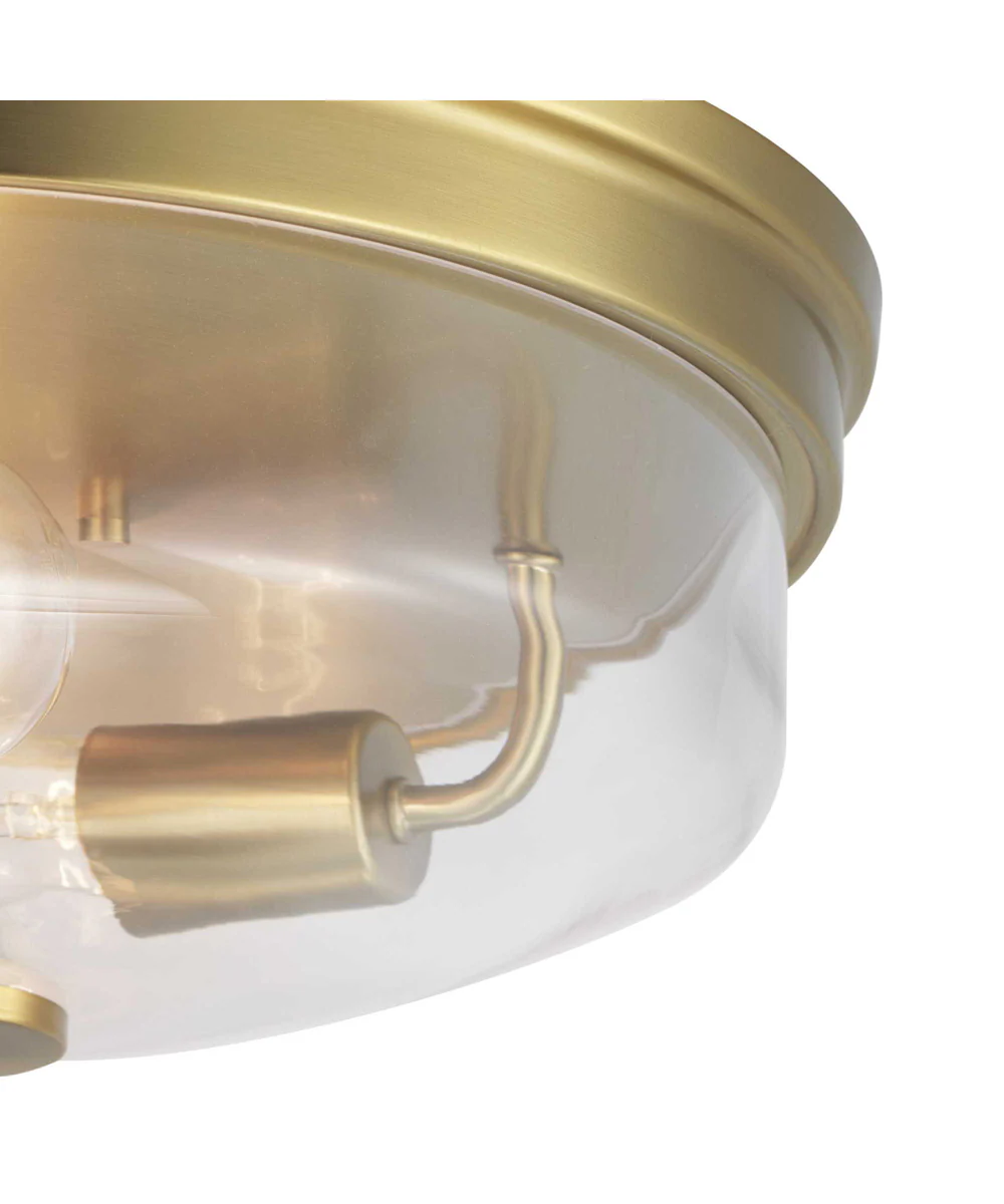 Blakely 2-Light 13-5/8" Flush Mount Brushed Bronze - Image 3