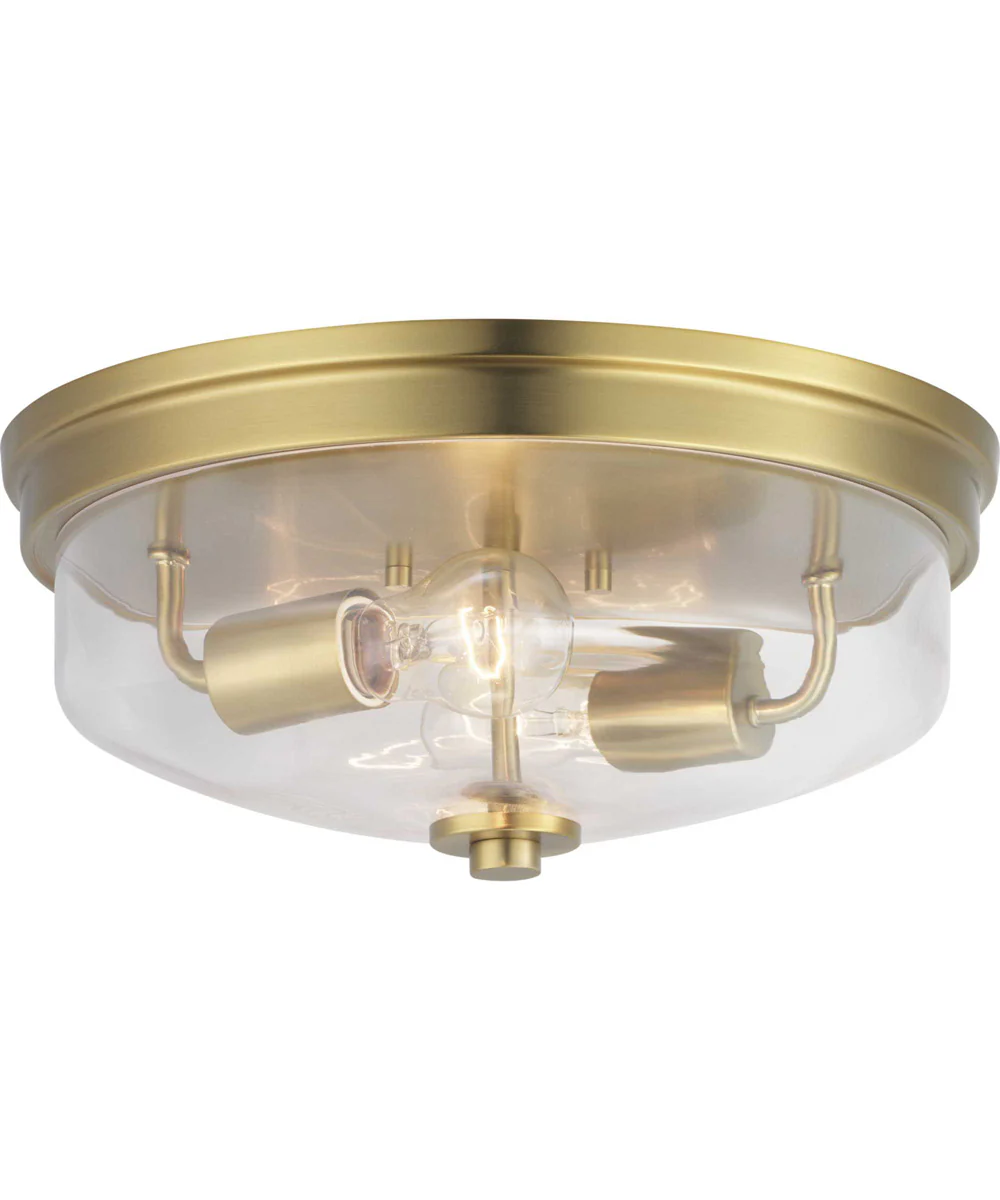 Blakely 2-Light 13-5/8" Flush Mount Brushed Bronze - Image 4