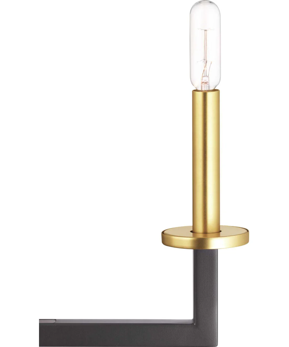 Blakely 6-Light Modern Chandelier Light Graphite - Image 3