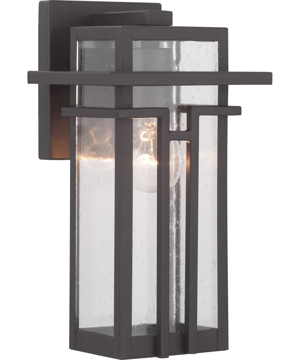 Boxwood 1-Light Small Wall Lantern Antique Bronze