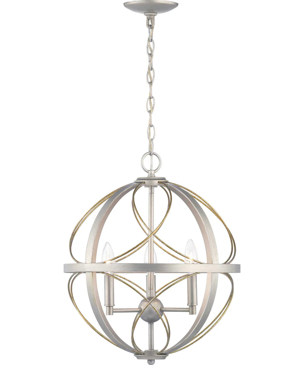 Brandywine 3-Light Pendant Silver Ridge - Image 2