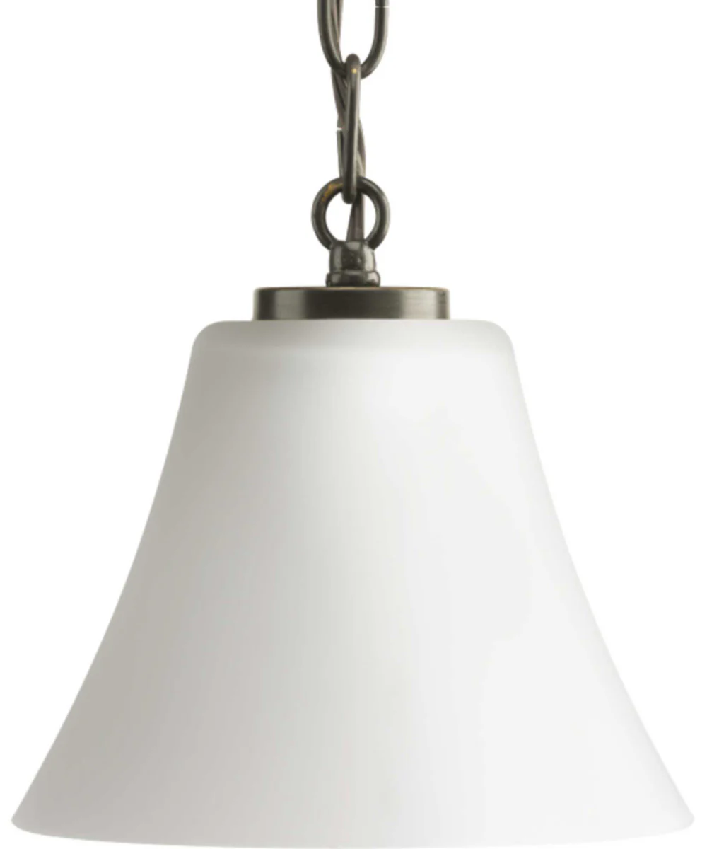 Bravo 1-Light Etched Glass Modern Mini-Pendant Light Antique Bronze - Image 2