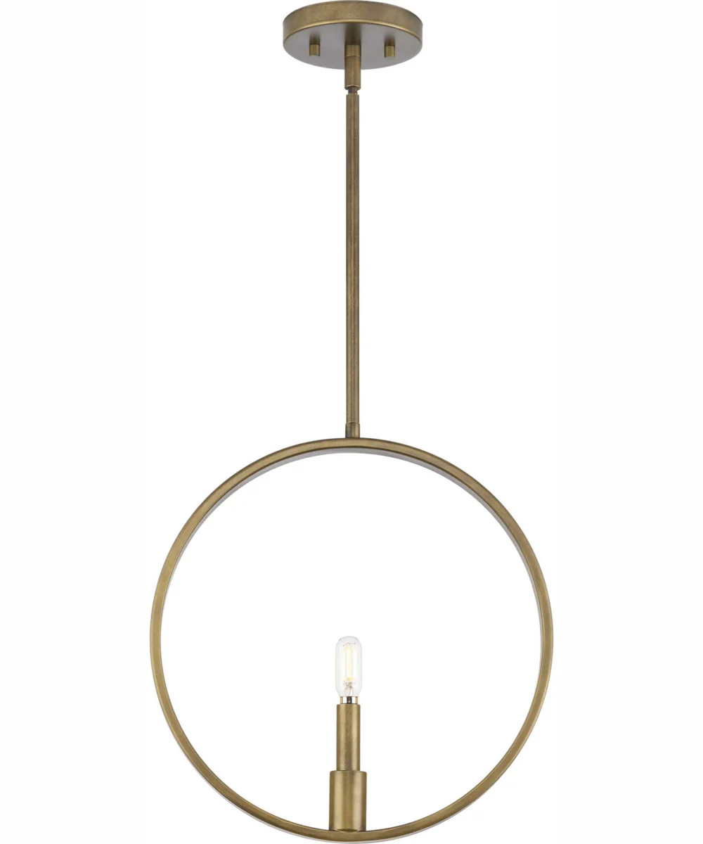 Breckenridge 1-Light Rustic Farmhouse Pendant Aged Bronze - Image 8