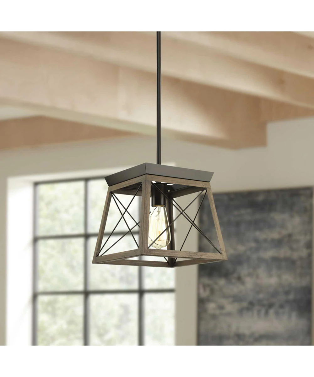 Briarwood 1-Light Coastal Mini-Pendant Light Antique Bronze - Image 3