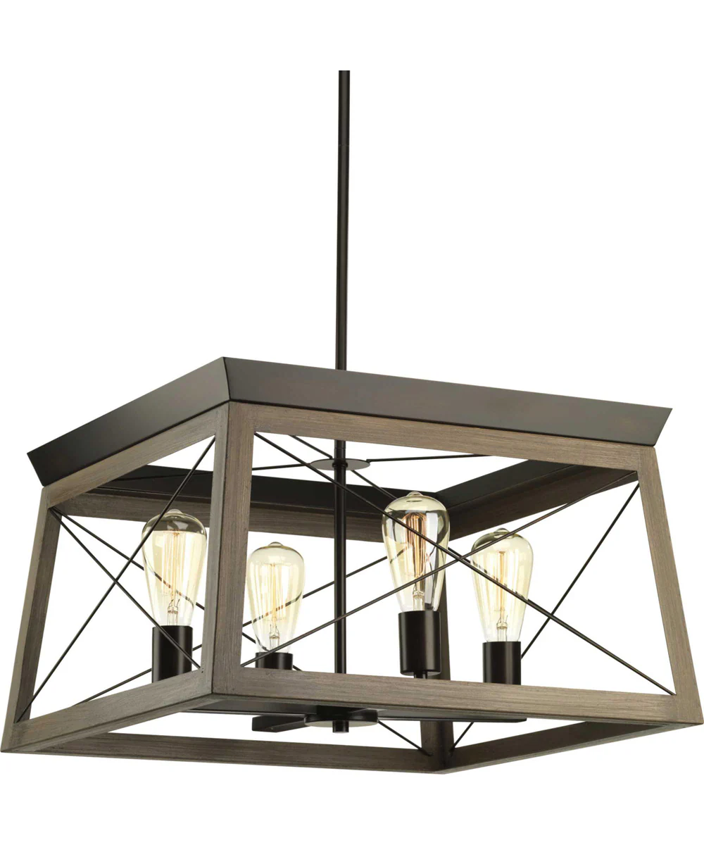 Briarwood 4-Light Coastal Chandelier Light Antique Bronze - Image 9