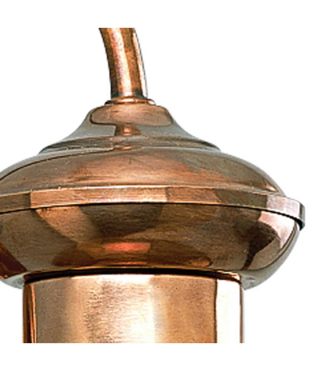 Brookside 1-Light Large Wall Lantern Copper - Image 3