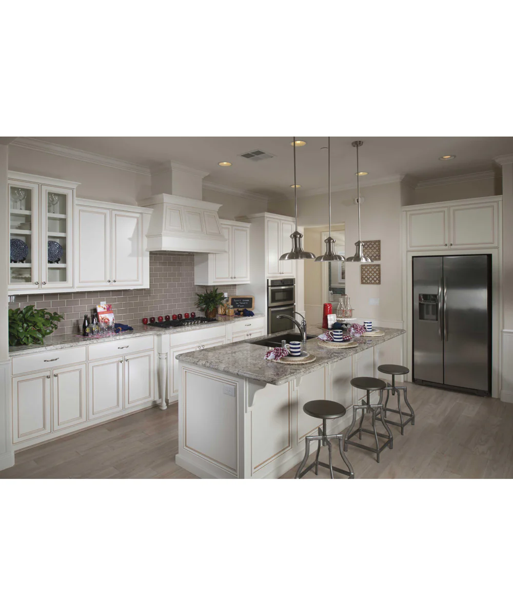 Brookside LED Spun Metal Shade Coastal LED Pendant Light Brushed Nickel - Image 3