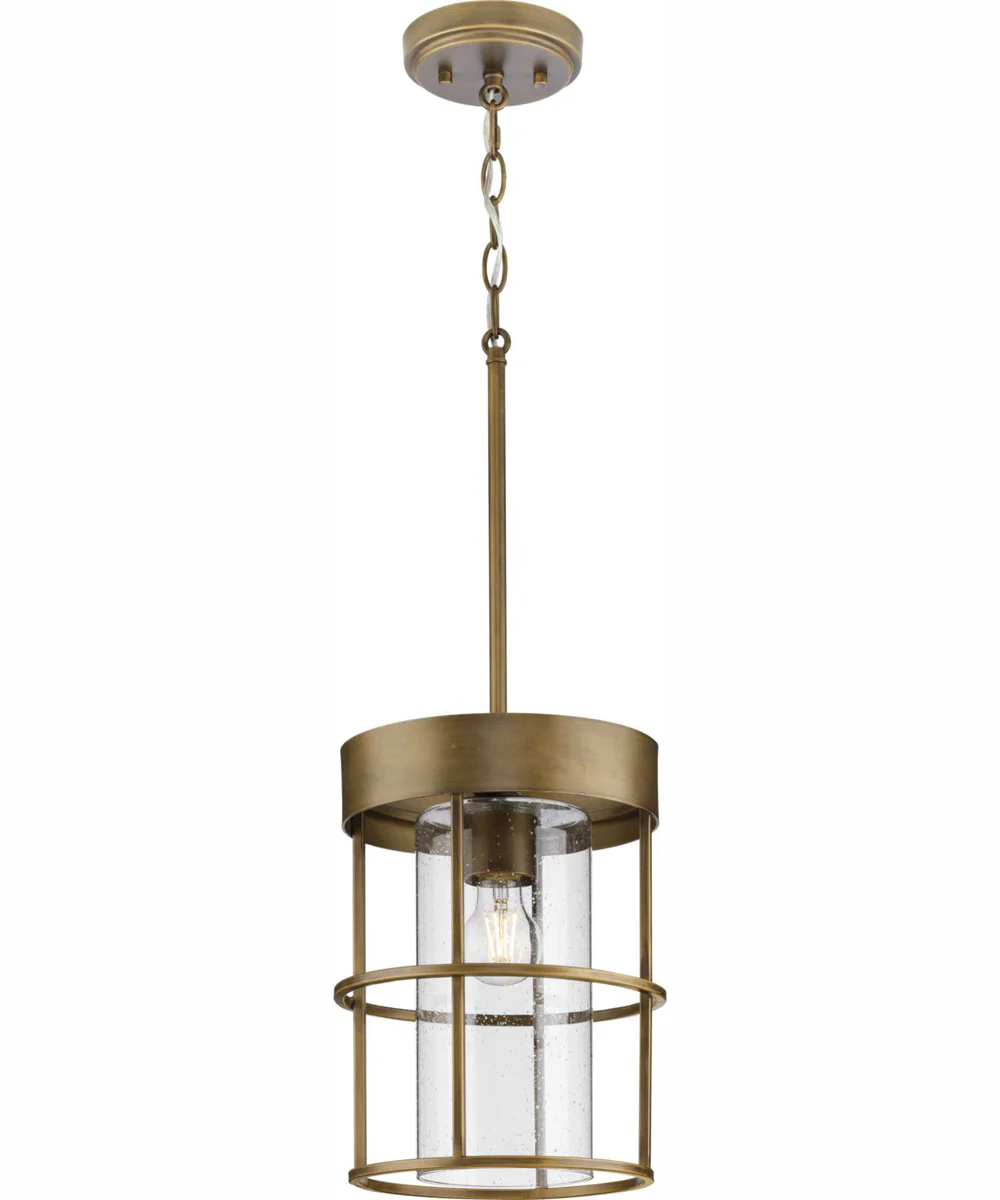 Burgess 1-Light Modern Farmhouse Pendant Aged Bronze - Image 9