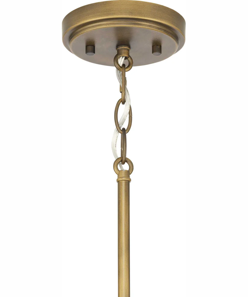 Burgess 4-Light Modern Farmhouse Chandelier Aged Bronze - Image 10