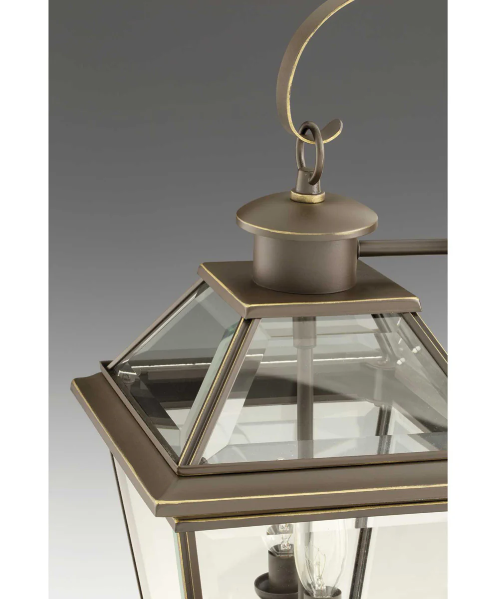 Burlington 2-Light Hanging Lantern Antique Bronze - Image 3