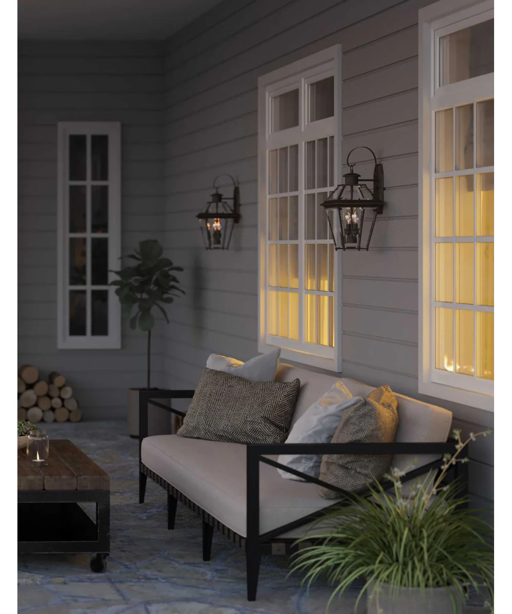 Burlington 2-Light Medium Wall Lantern Antique Bronze - Image 3