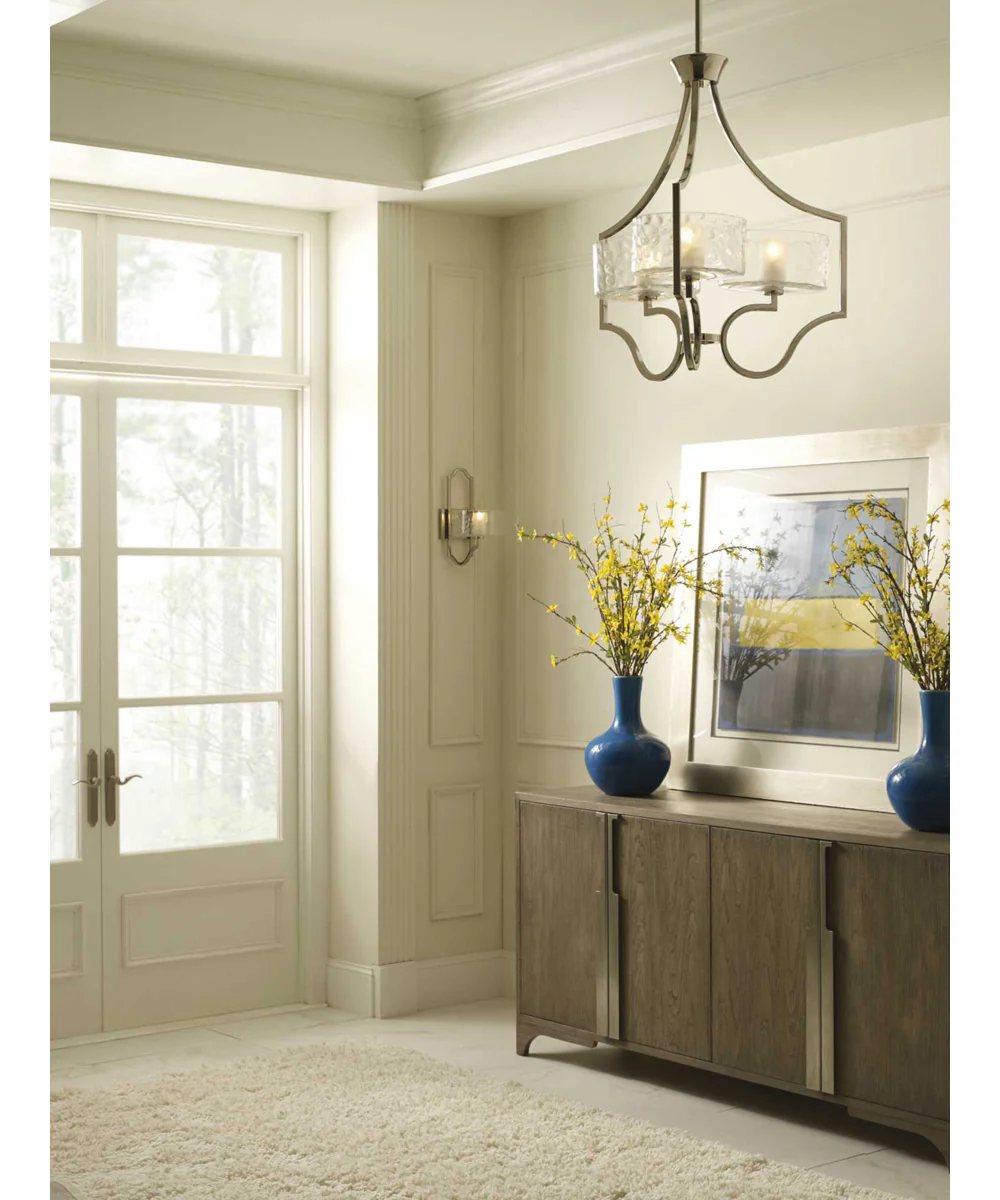 Caress 1-Light Wall Sconce Polished Nickel - Image 2