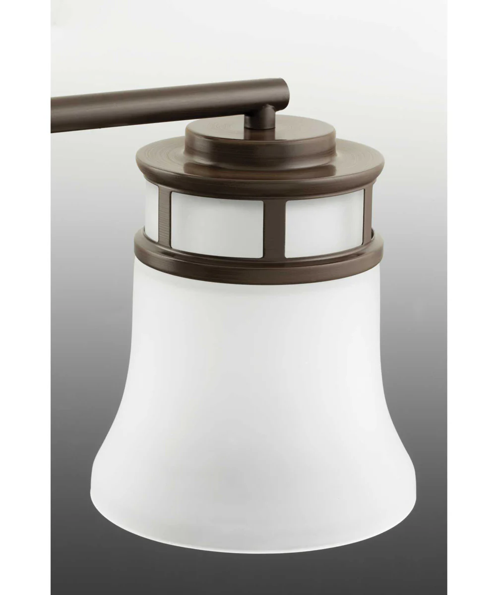 Cascadia 5-Light Etched Glass Coastal Chandelier Light Antique Bronze - Image 4