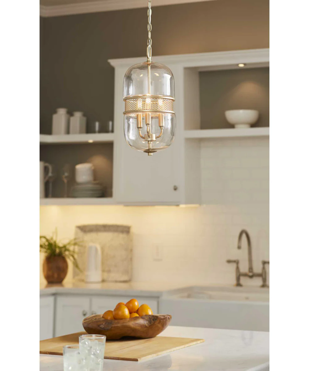 Cayce 3-Light Pendant Vintage Gold - Image 4