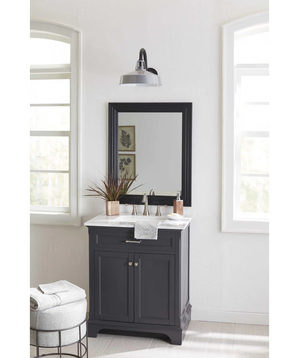 Cedar Springs 1-Light Extra Large Wall Lantern Metallic Gray - Image 3