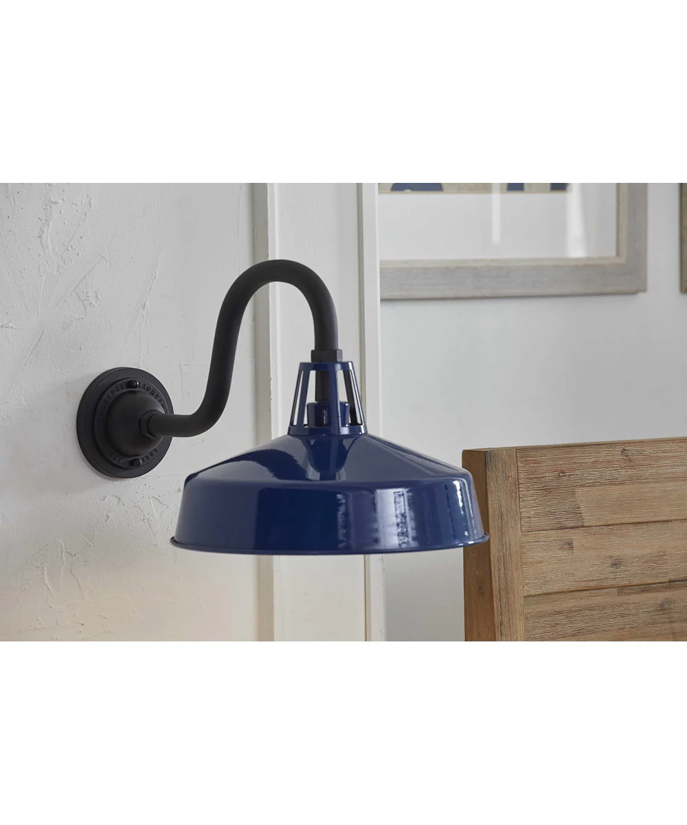 Cedar Springs 1-Light Extra Large Wall Lantern Navy - Image 3