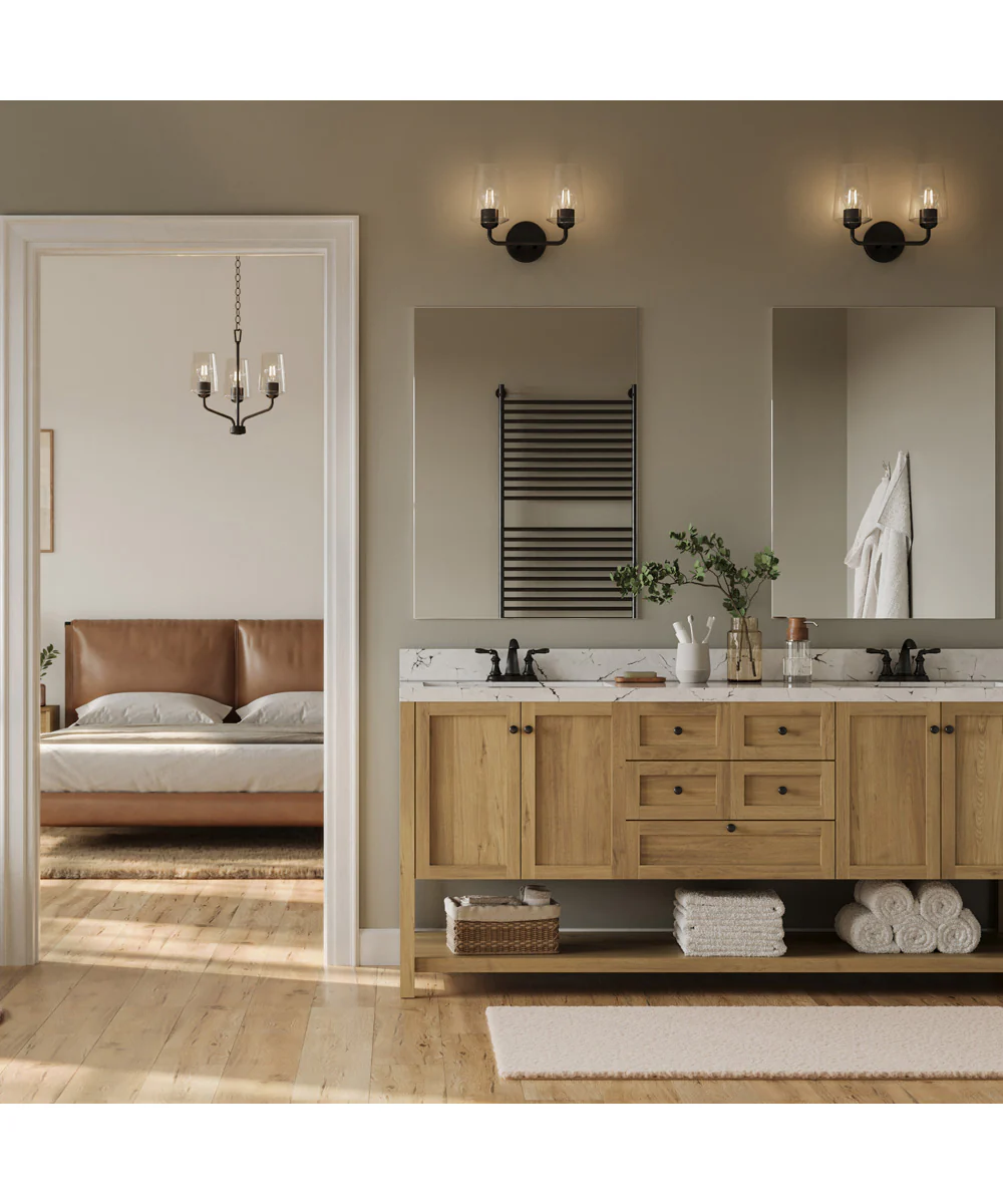 Celino 2-Light Bath & Vanity Black - Image 2