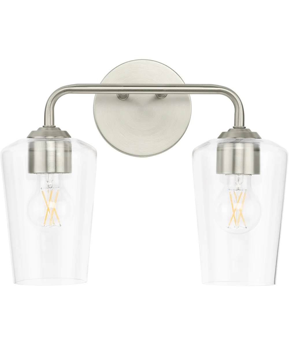 Celino 2-Light Bath & Vanity Brushed Nickel - Image 10