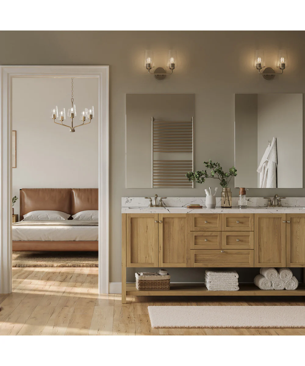 Celino 2-Light Bath & Vanity Brushed Nickel - Image 2