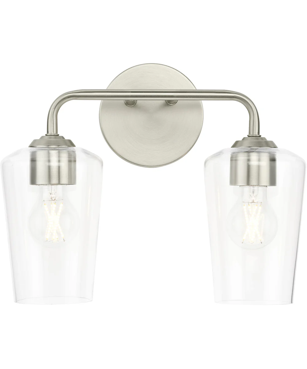 Celino 2-Light Bath & Vanity Brushed Nickel - Image 7