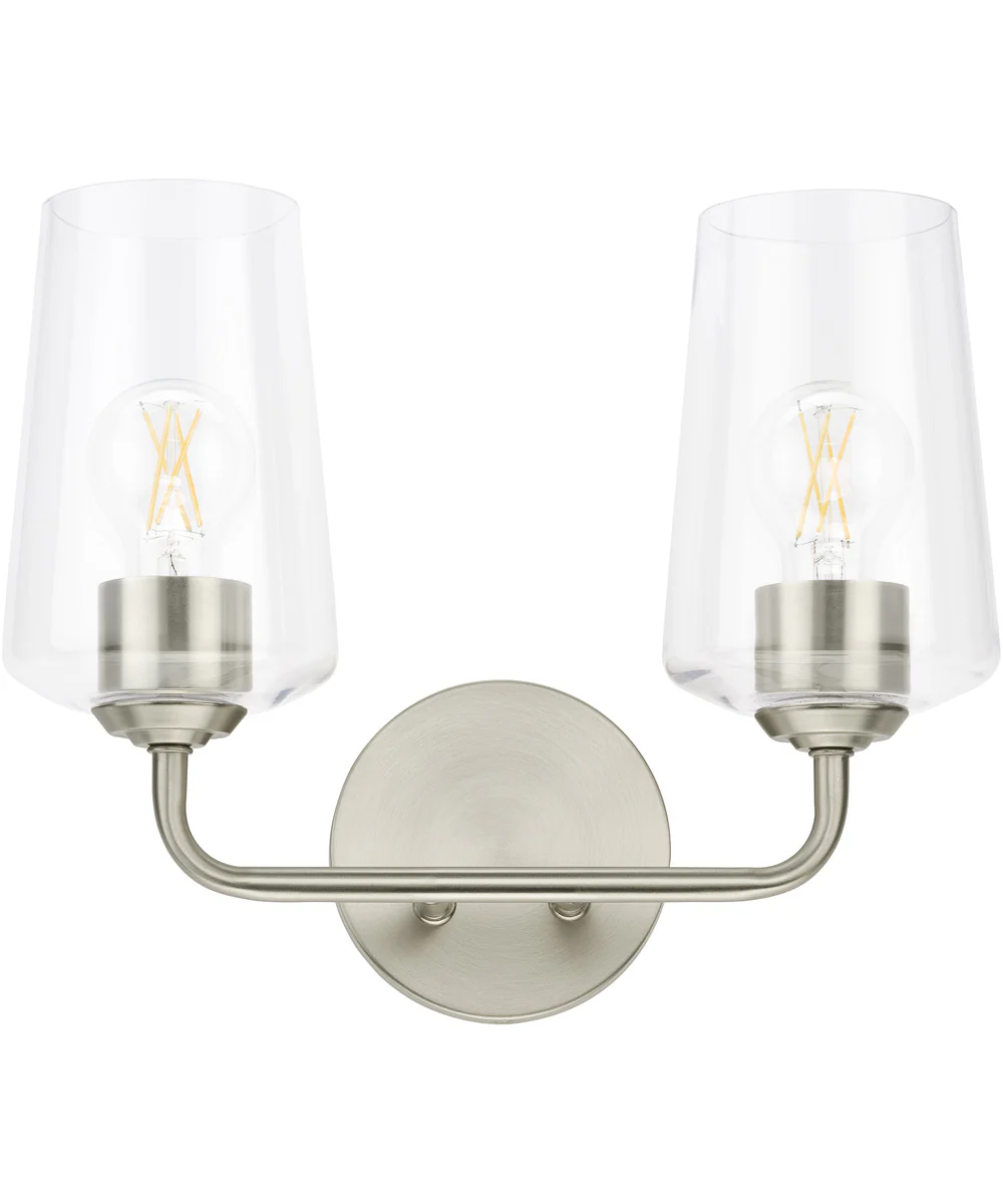 Celino 2-Light Bath & Vanity Brushed Nickel - Image 9